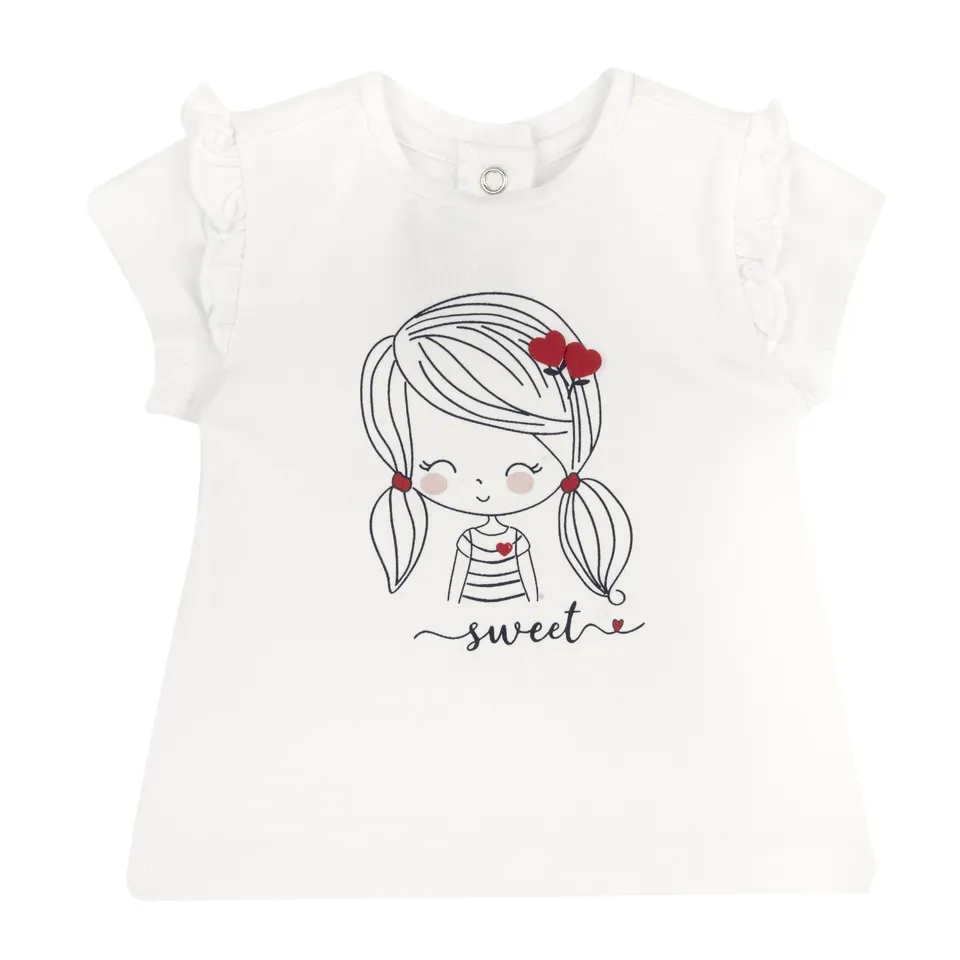Chicco maglietta maniche corte bimba cotone