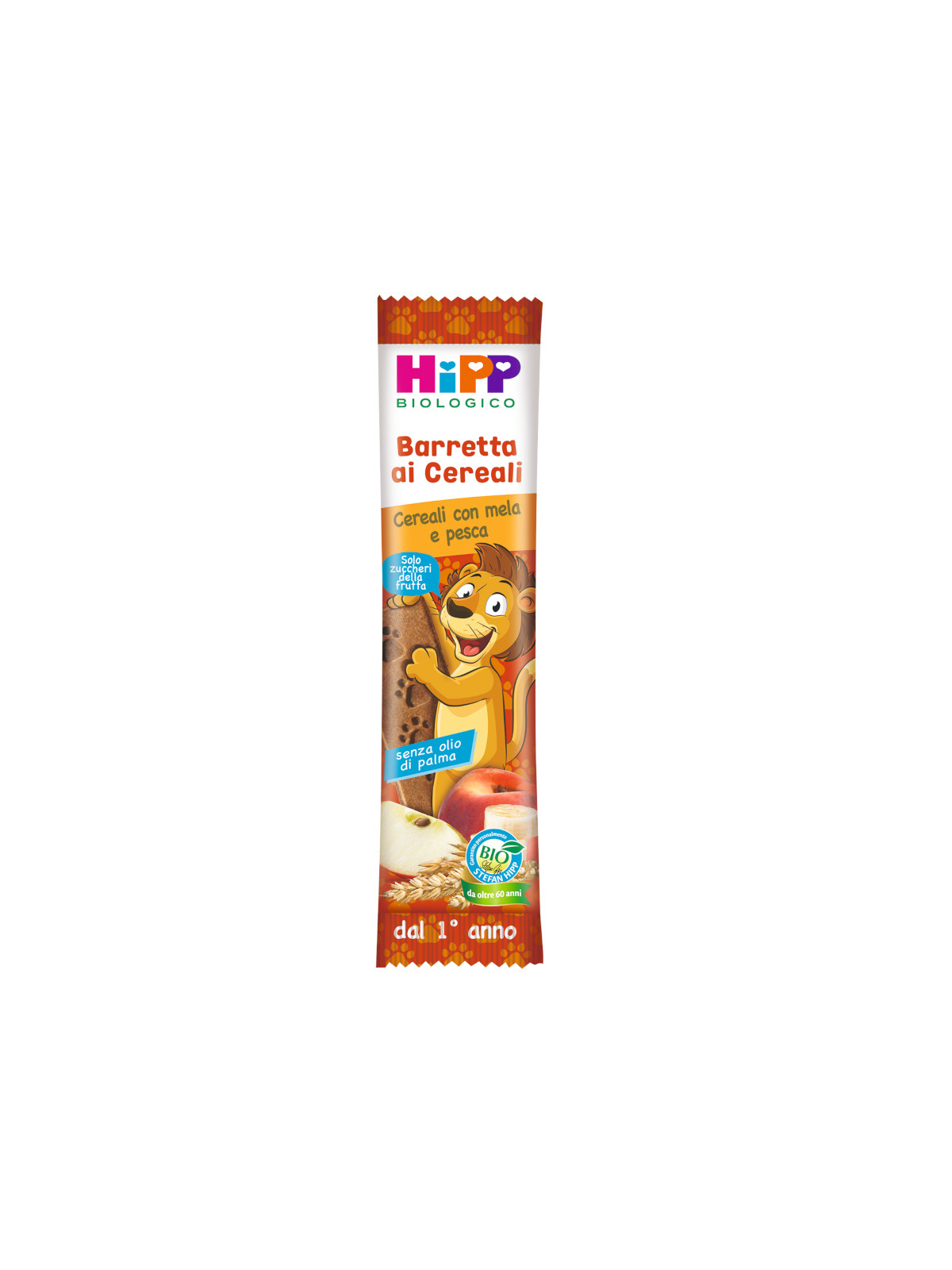 HiPP Viva i Cereali Barretta Mela Pesca 20 g Bio