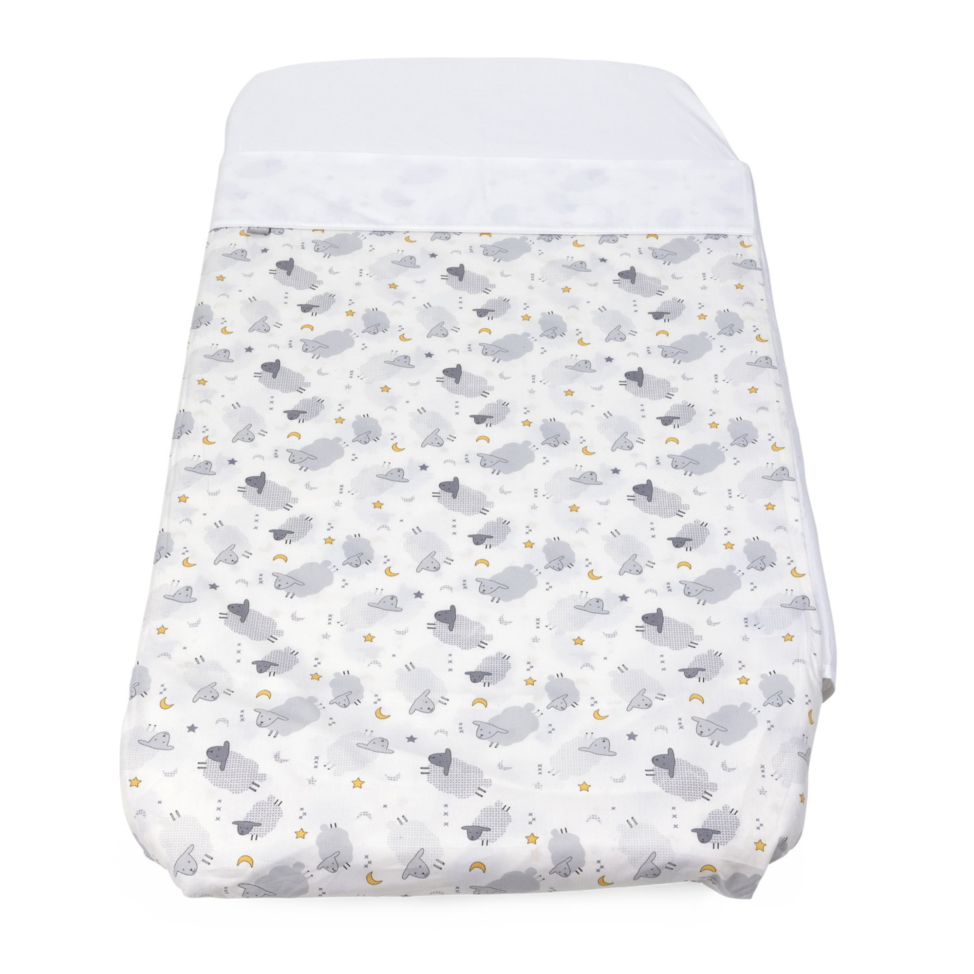 Chicco Next2Me Forever set lenzuola culla Grey Sheep 2 pezzi cotone