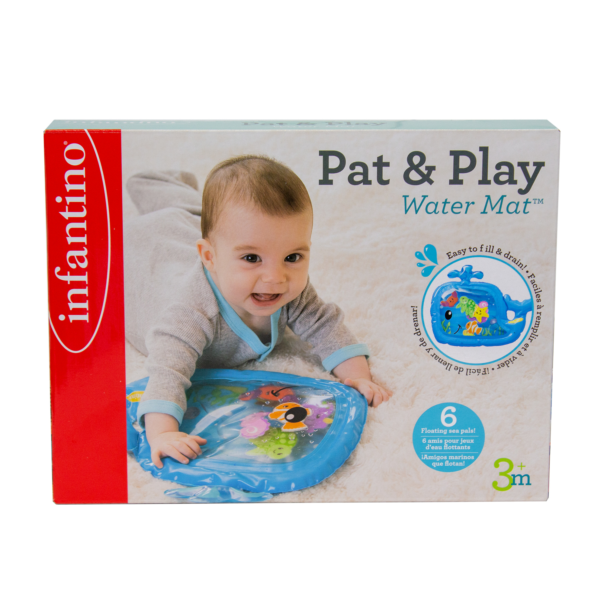 Infantino tappetino acquatico balena 38x31 cm