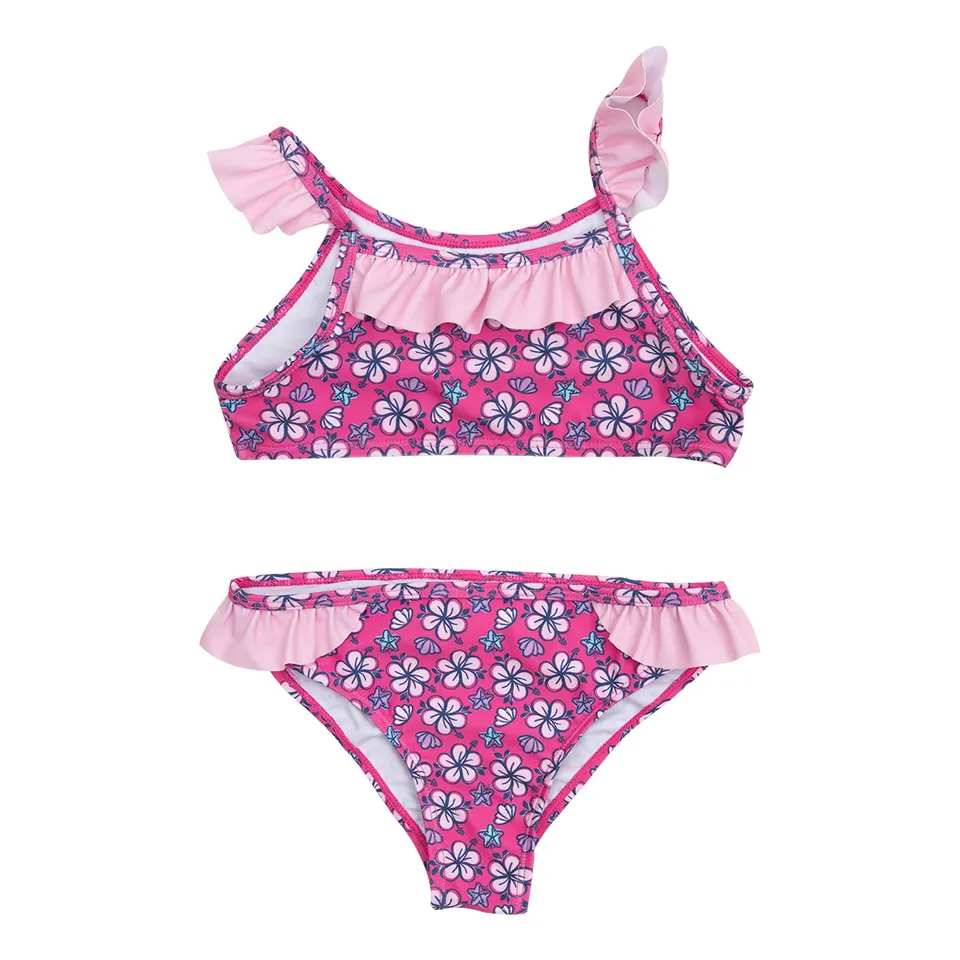 Toys Center Baby costume due pezzi bimba fucsia floreale