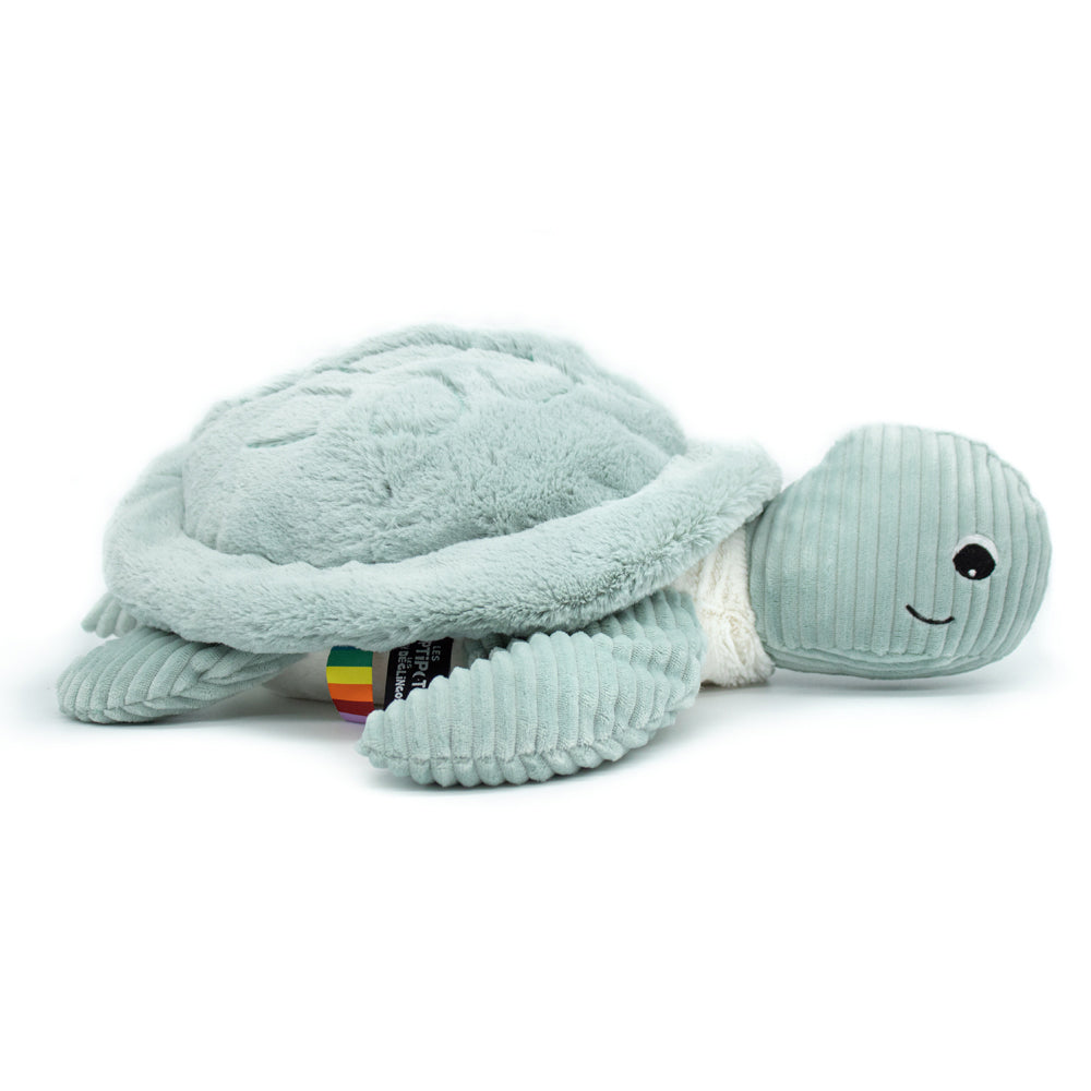 Les Déglingos Ptipotos Sauvenou Peluche Tartaruga Menta 50 cm
