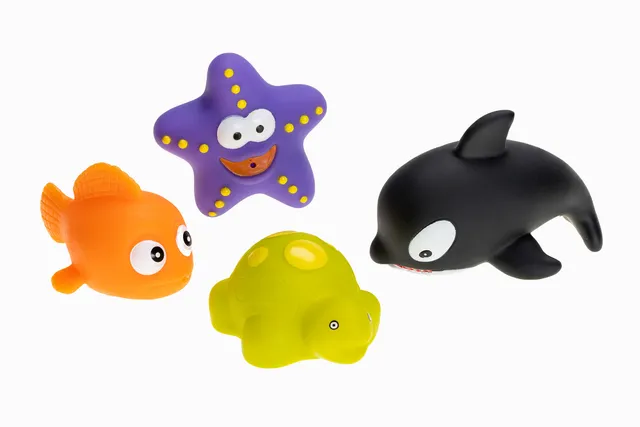 Profibaby animaletti giochi bagnetto gomma 4 pz