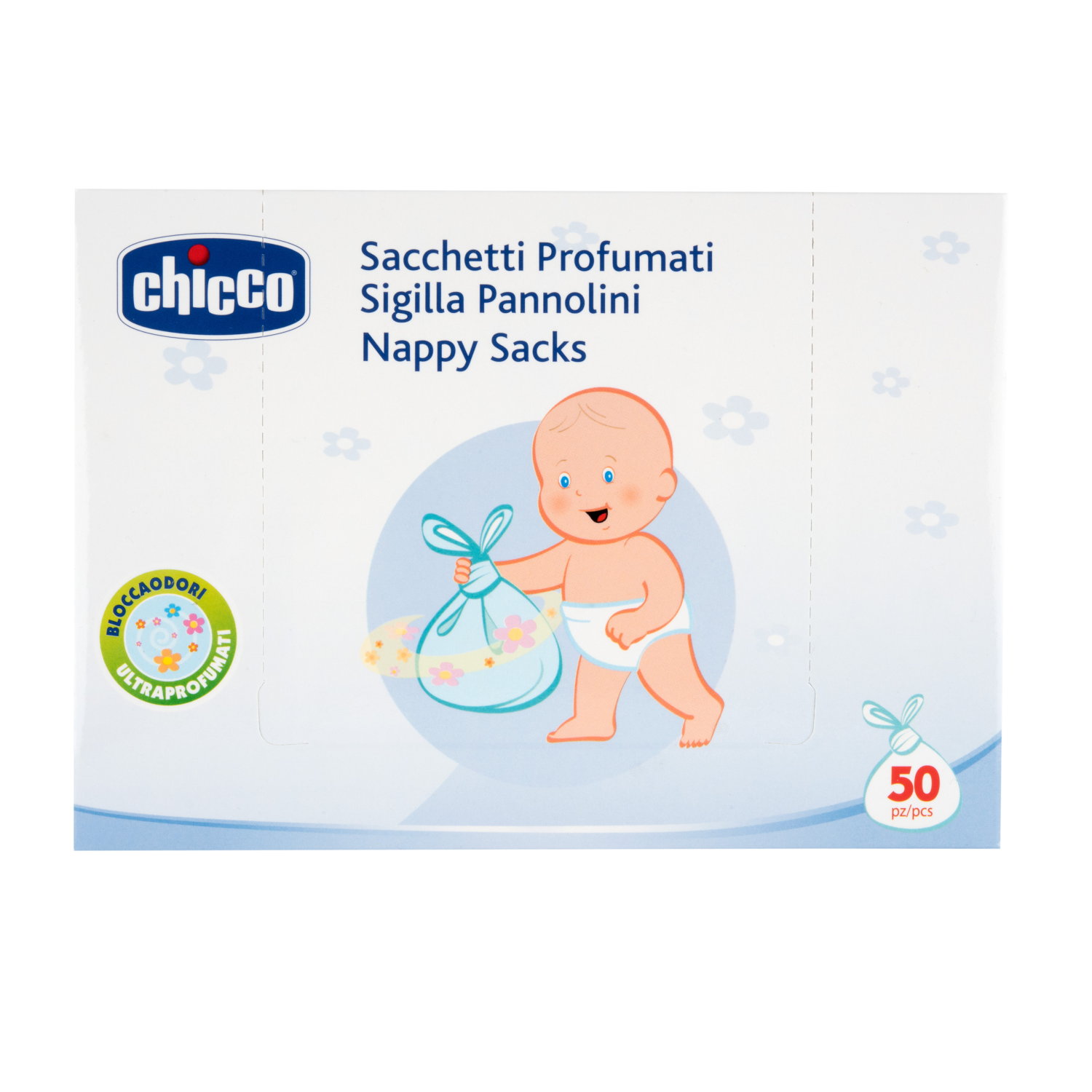 Chicco Sigilla Pannolini sacchetti profumati 50 pezzi