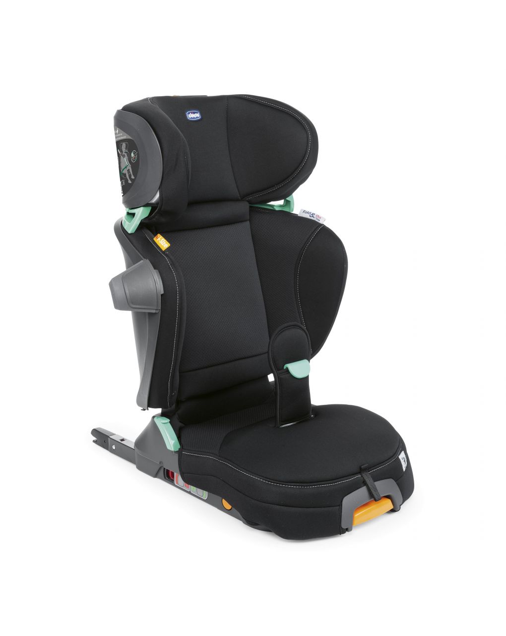 Chicco Fold & Go i-Size seggiolino auto Black 100-150 cm