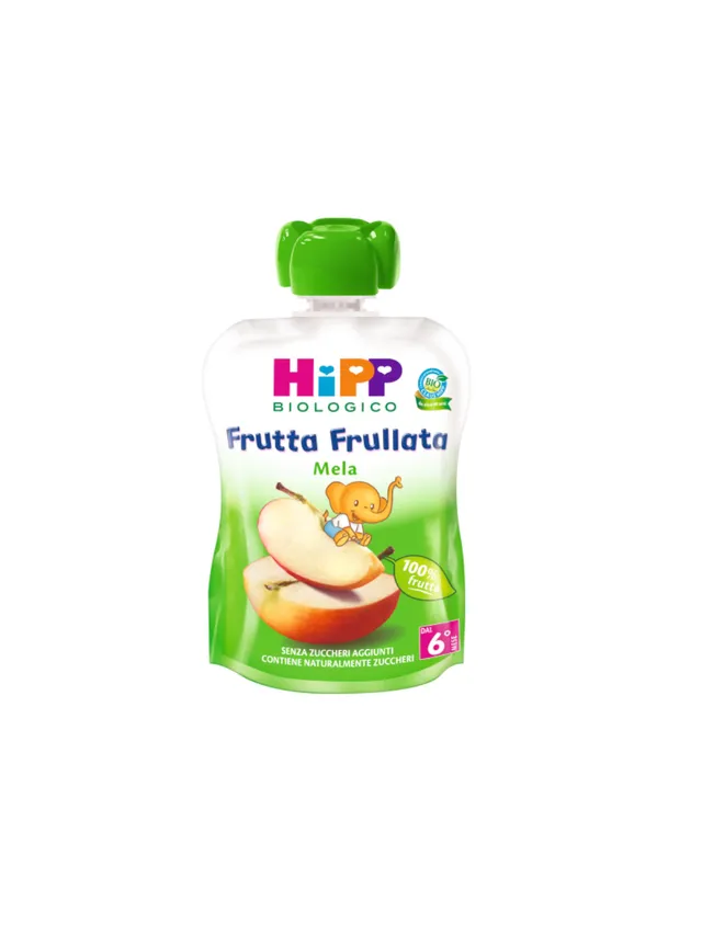 HiPP Frutta Frullata Mela Bio 90 g dal 4 Mese