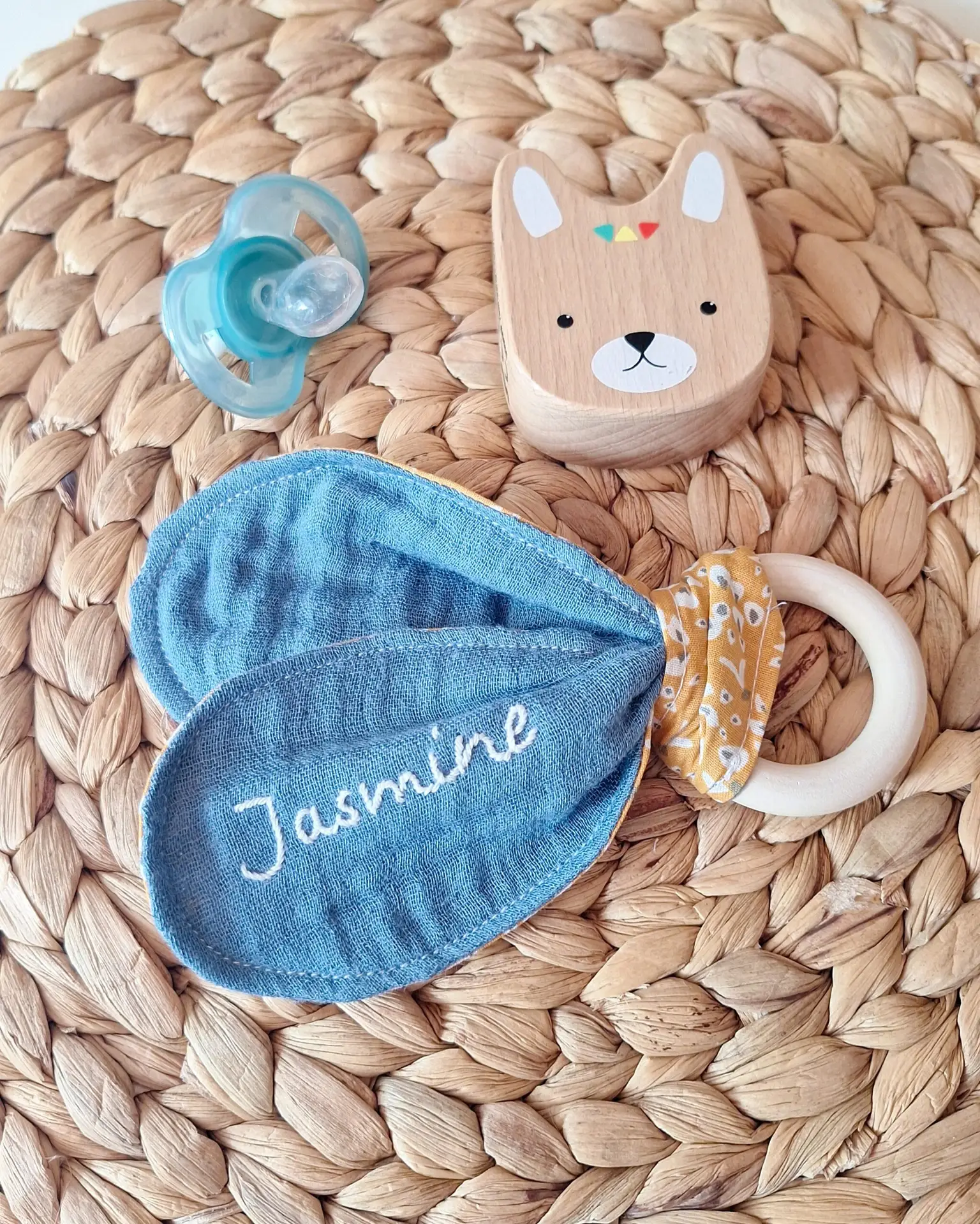 M'Amélie Creations Anello dentizione orecchie coniglio
