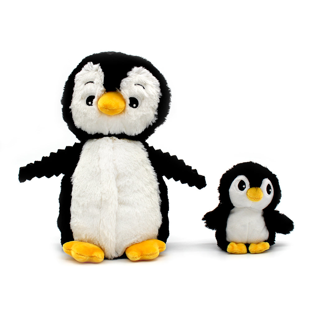 Les Déglingos Ptipotos Iglou peluche pinguino bianco nero
