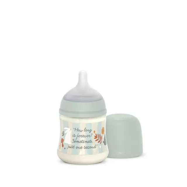Suavinex Wonderland biberon 150 ml azzurro flusso lento 0m+