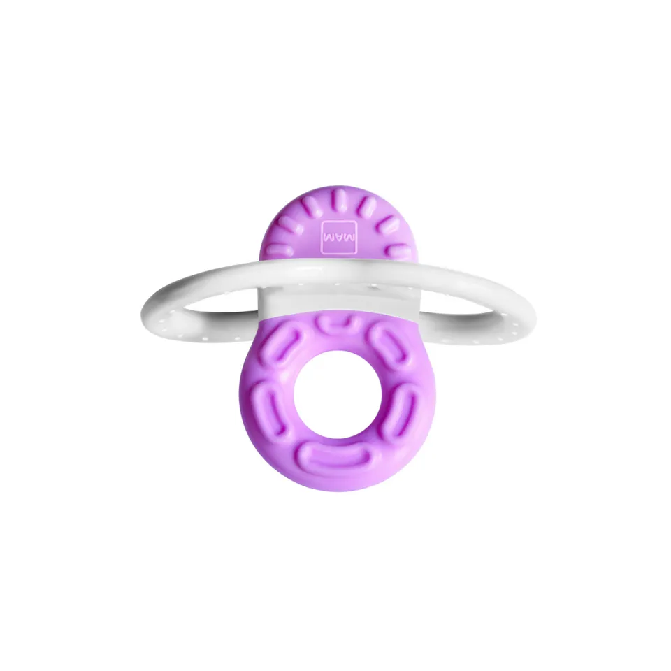 MAM Bite & Relax Fase 1 dentaruolo rosa 2+ mesi con box