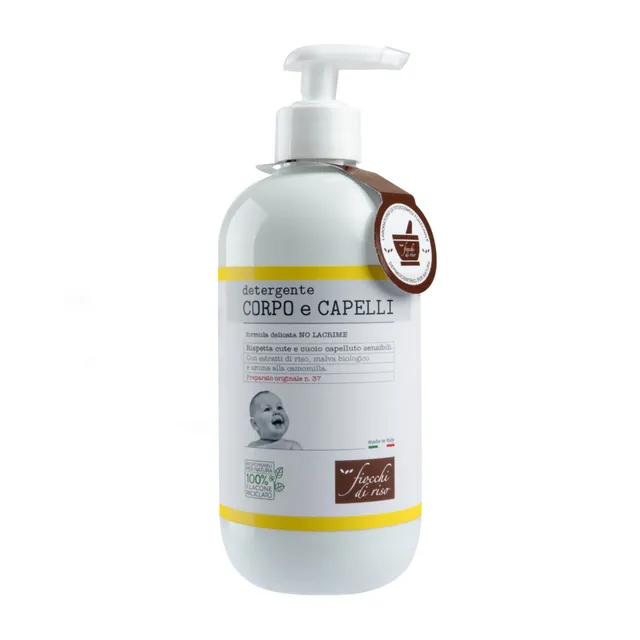 Fiocchi di Riso Camomilla detergente corpo capelli 400ml neonato