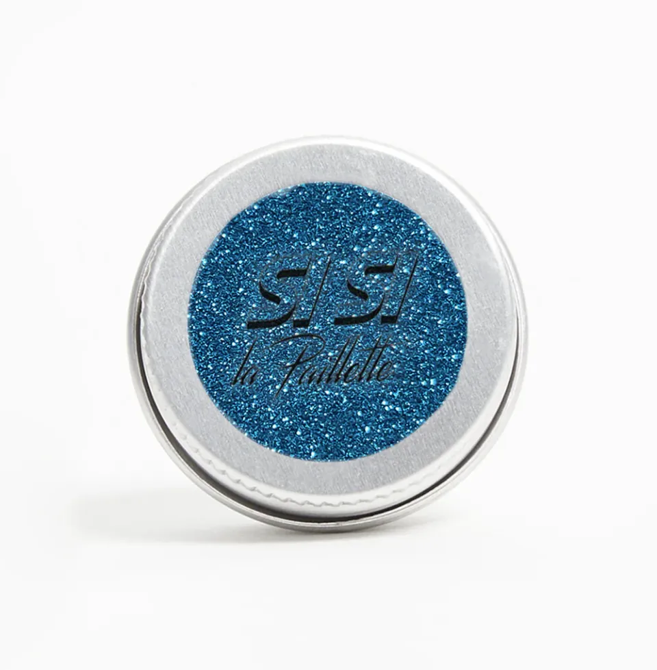 Si Si La Paillette Sparkle Bleu Nuit glitter viso fini
