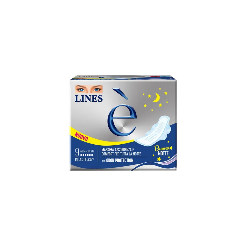 Lines È Notte assorbenti notte Carry Pack 9 pezzi assorbenti