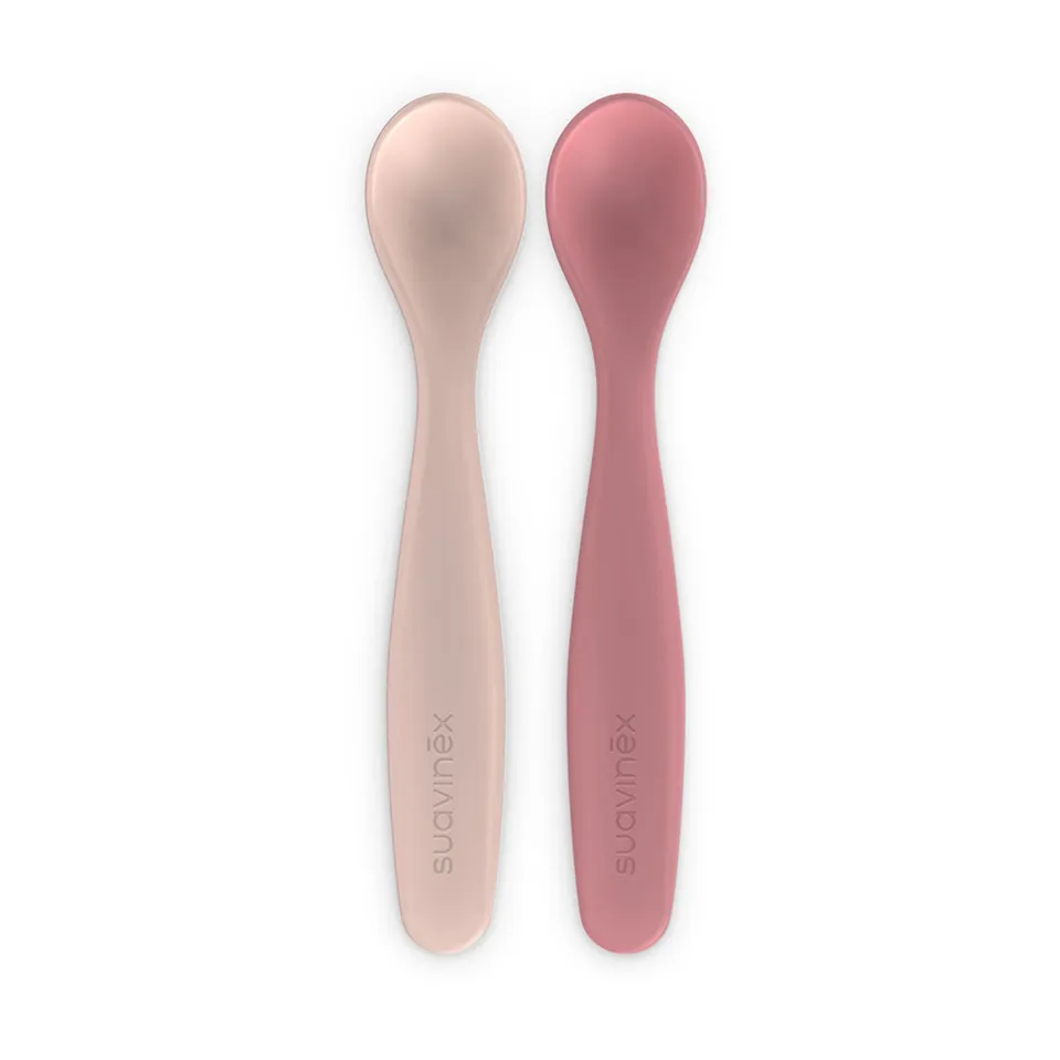 Suavinex Wonderland cucchiai rosa 2 pezzi +4 mesi