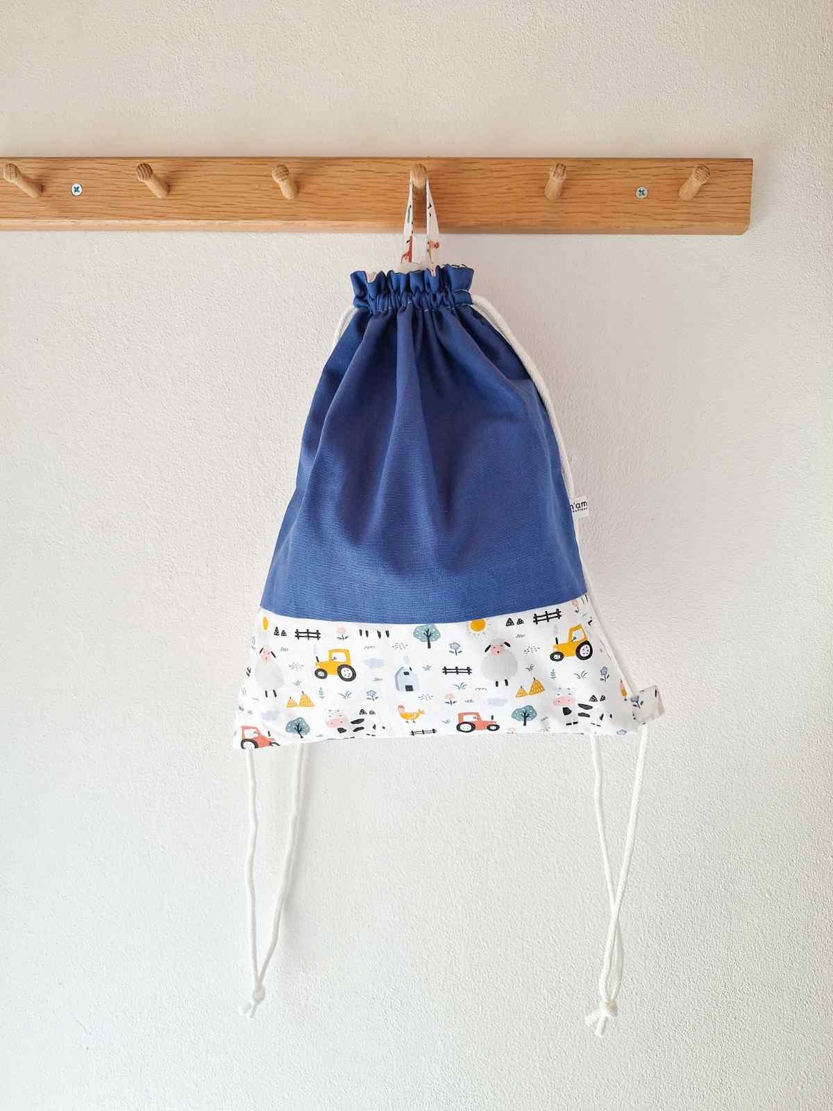 M'Amélie Creations Zaino Asilo Coulisse Personalizzato