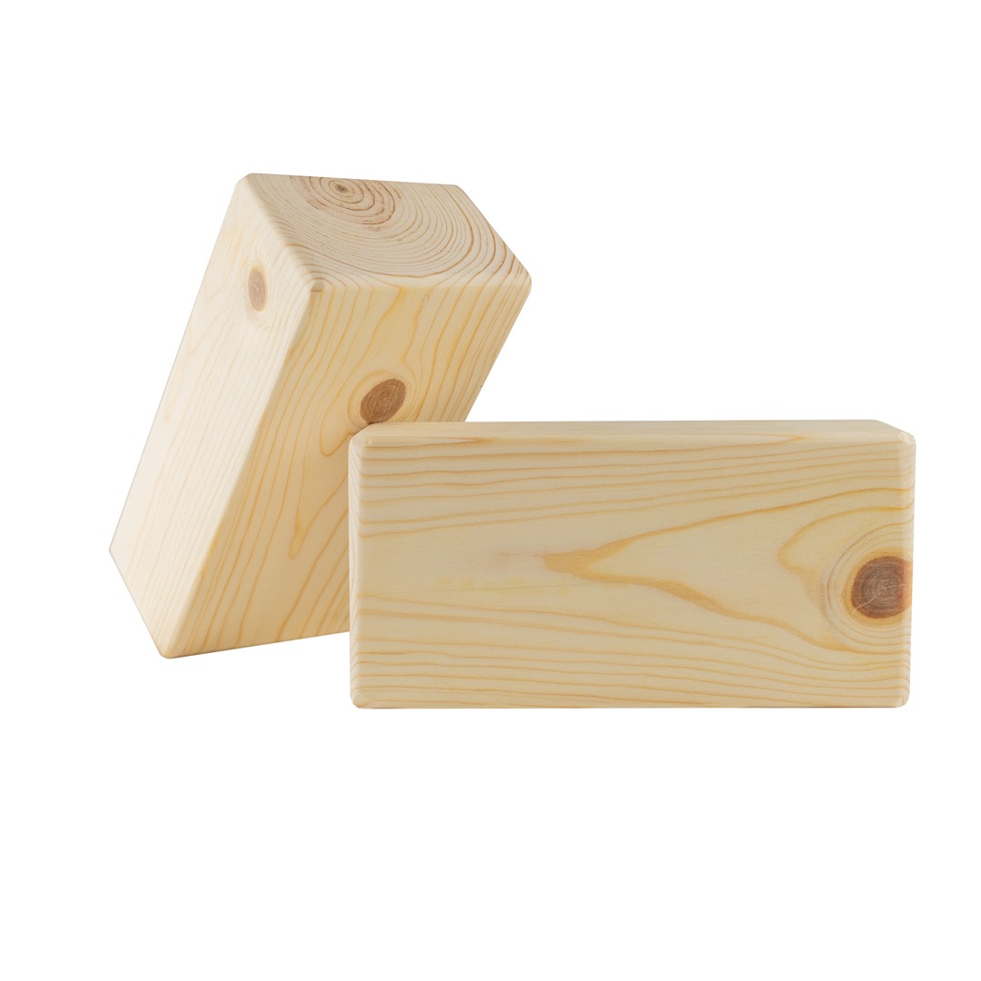The Dida Blocchi Yoga legno pino coppia 2 pezzi