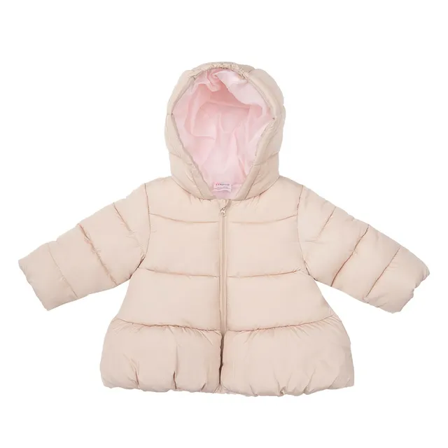 Toys Center Baby piumino beige con cappuccio bimba
