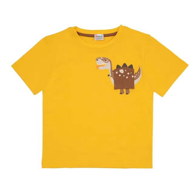 Toys Center Baby t-shirt bimbo gialla dinosauro maniche corte