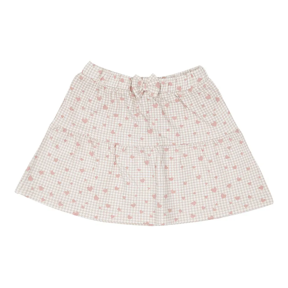 Toys Center Baby gonna felpata bimba beige cuoricini