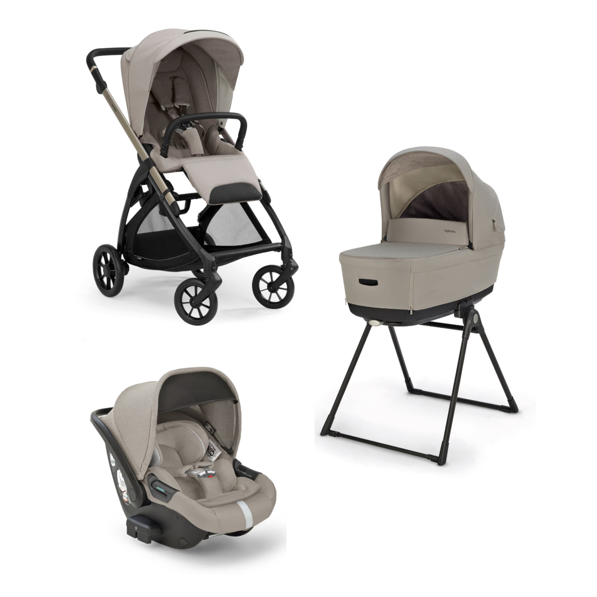 Inglesina Electa Darwin Recline trio Battery Beige