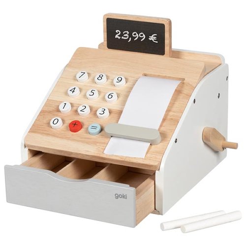 The Dida Negozio registratore di cassa legno con suono