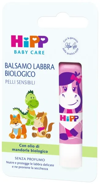 HiPP Baby Balsamo Labbra Bio 4,8 g Secchezza