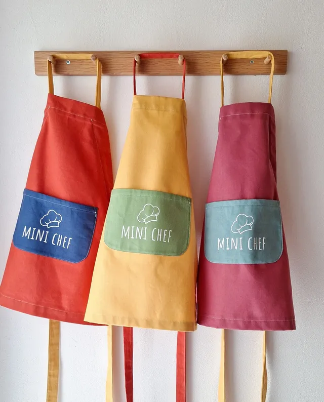 M'Amélie Creations Mini Chef grembiule bambino personalizzato