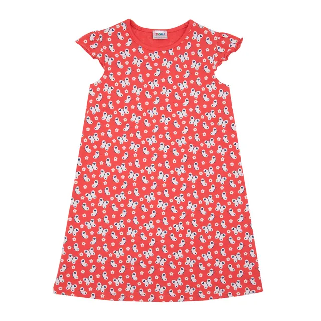 Toys Center Baby vestito bambina jersey corallo farfalle estivo