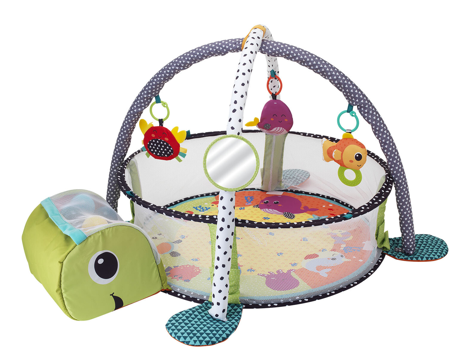 Infantino palestrina tartaruga palline tappeto
