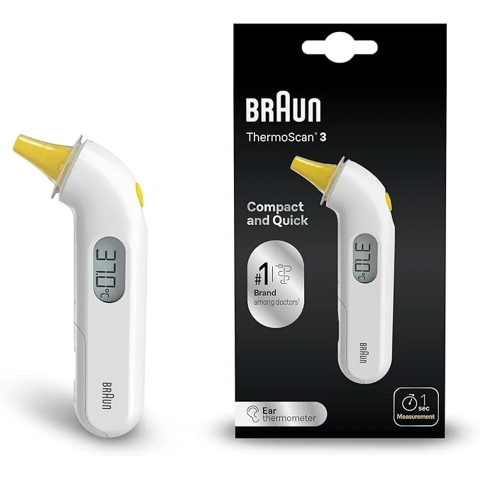 Braun ThermoScan 3 termometro auricolare a infrarossi neonati