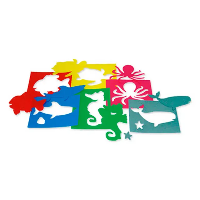 The Dida stencil animali del mare 6 pezzi plastica