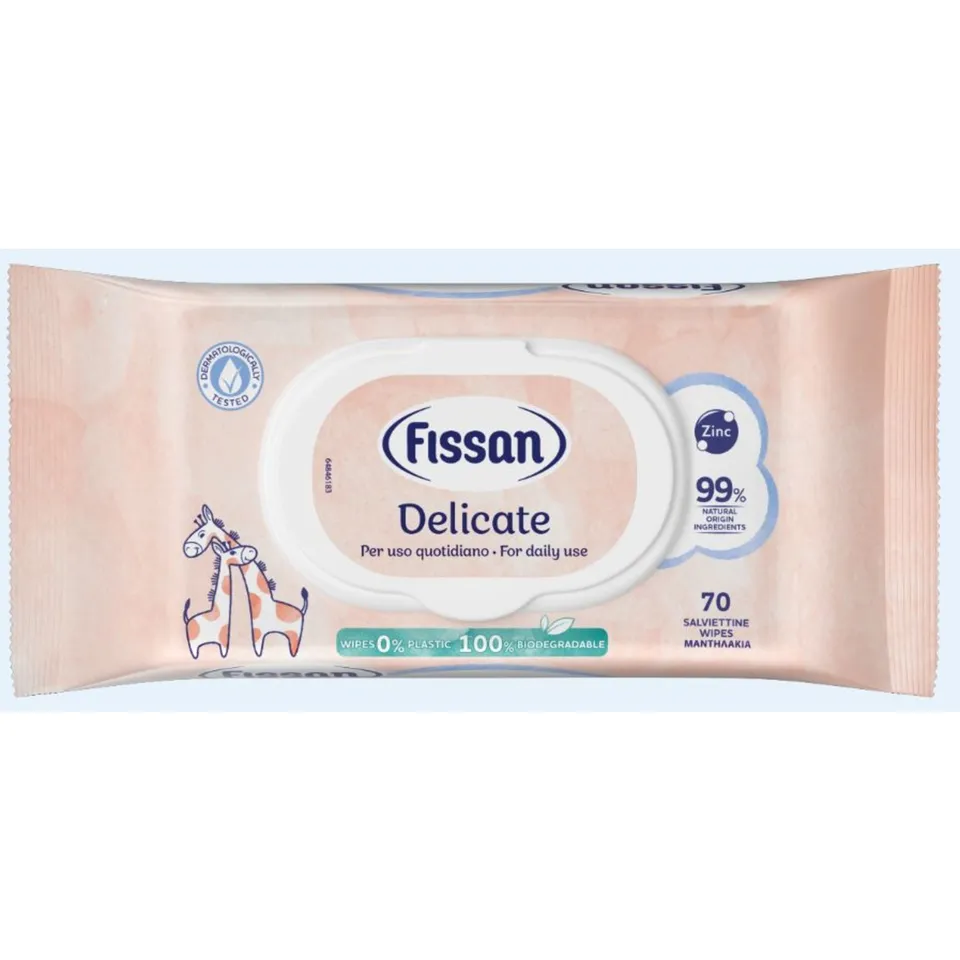 Fissan Delicate salviettine umidificate 70 pz aloe vera