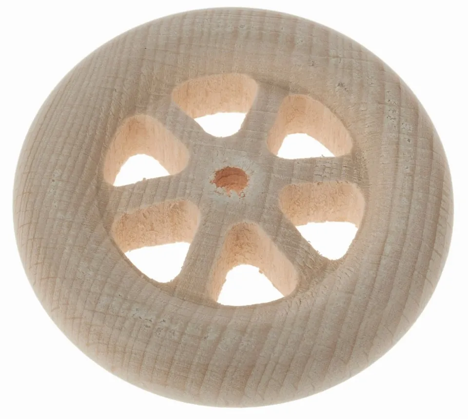 The Dida ruota con raggi in legno 68 mm sensoriale