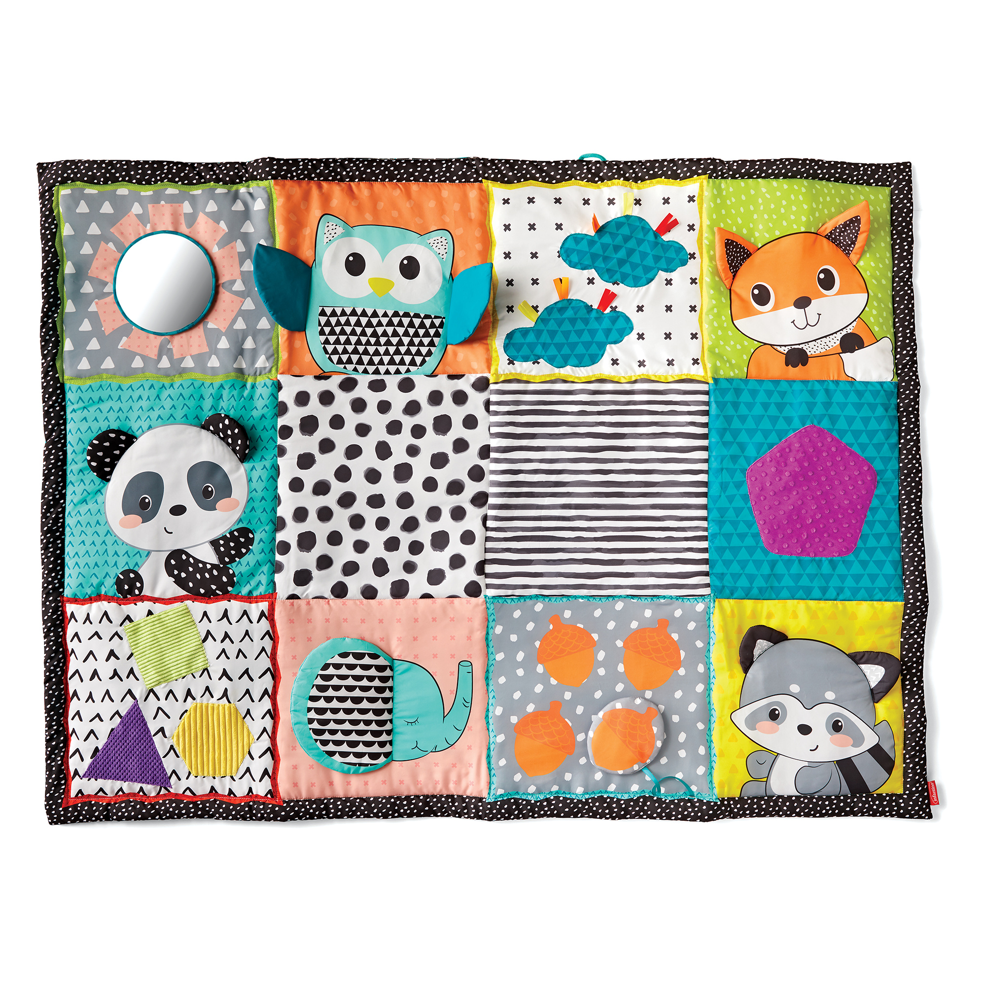 Infantino Tappeto Attività 167x127 cm con Specchio Sensoriale