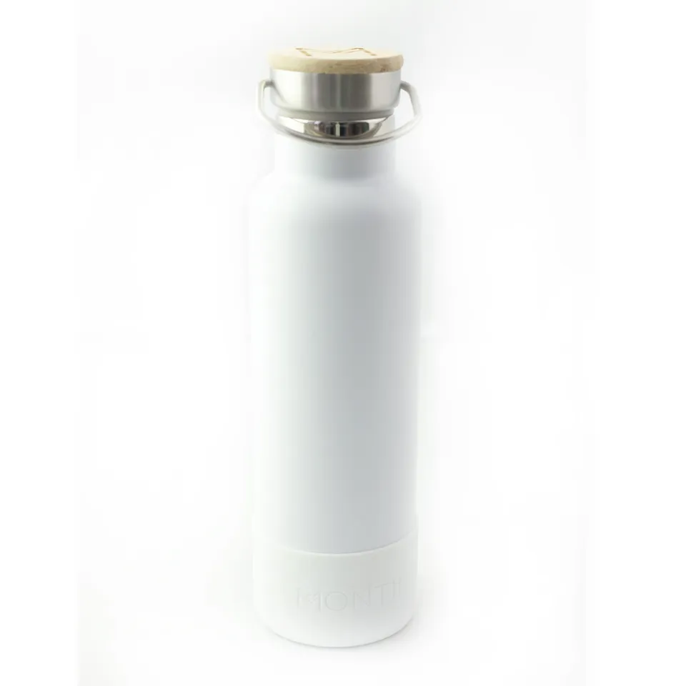Montii copri base borraccia silicone bianco