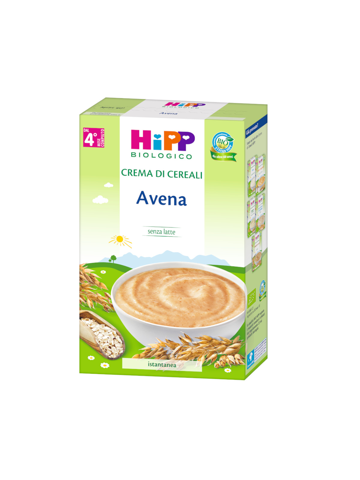 HiPP Crema Cereali Avena 200 g Bio dal 4° Mese