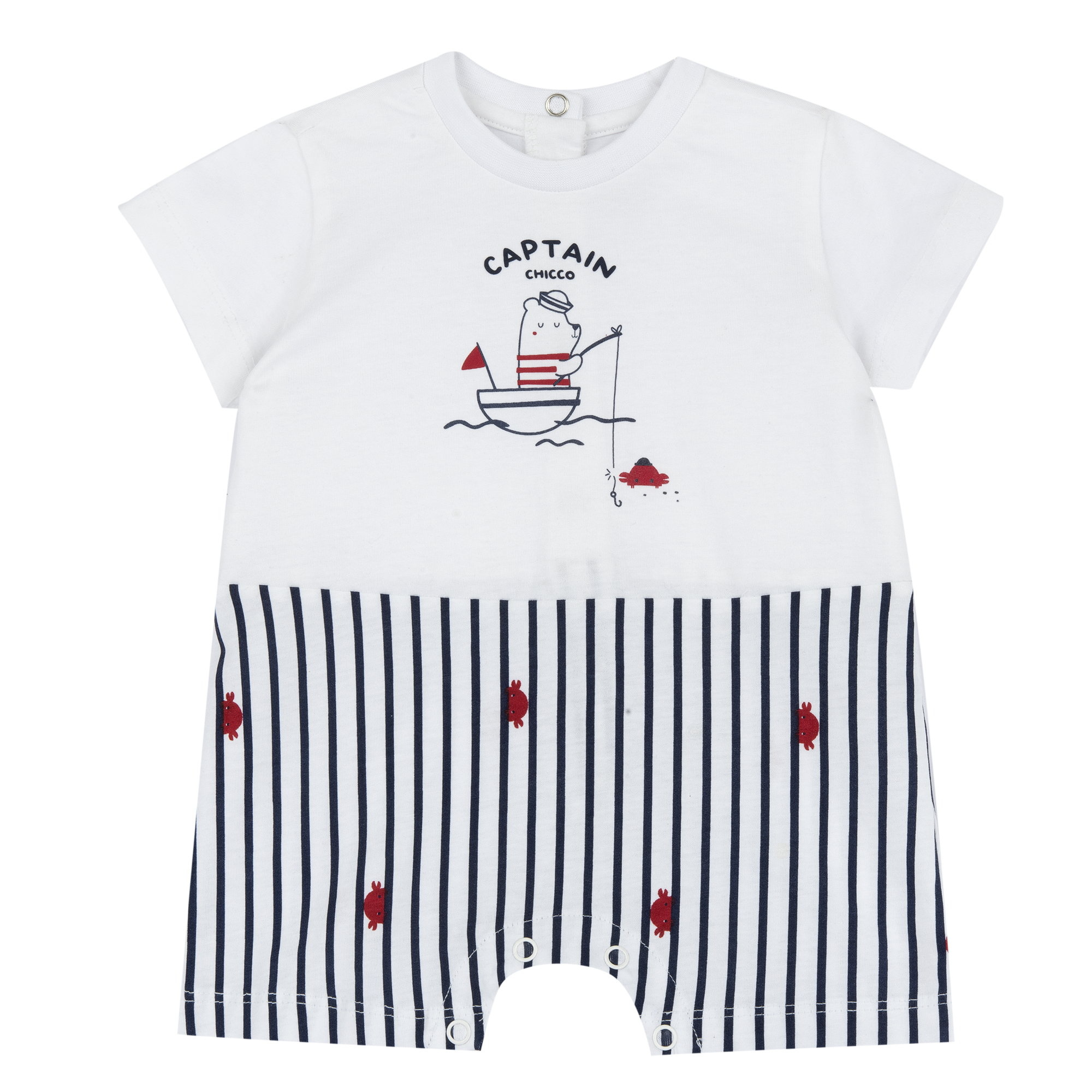 Chicco pagliaccetto neonato in cotone lavabile