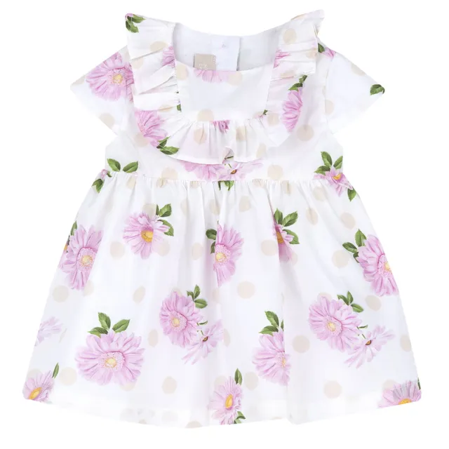 Chicco Vestito Neonata Cotone Maniche Corte Leggero