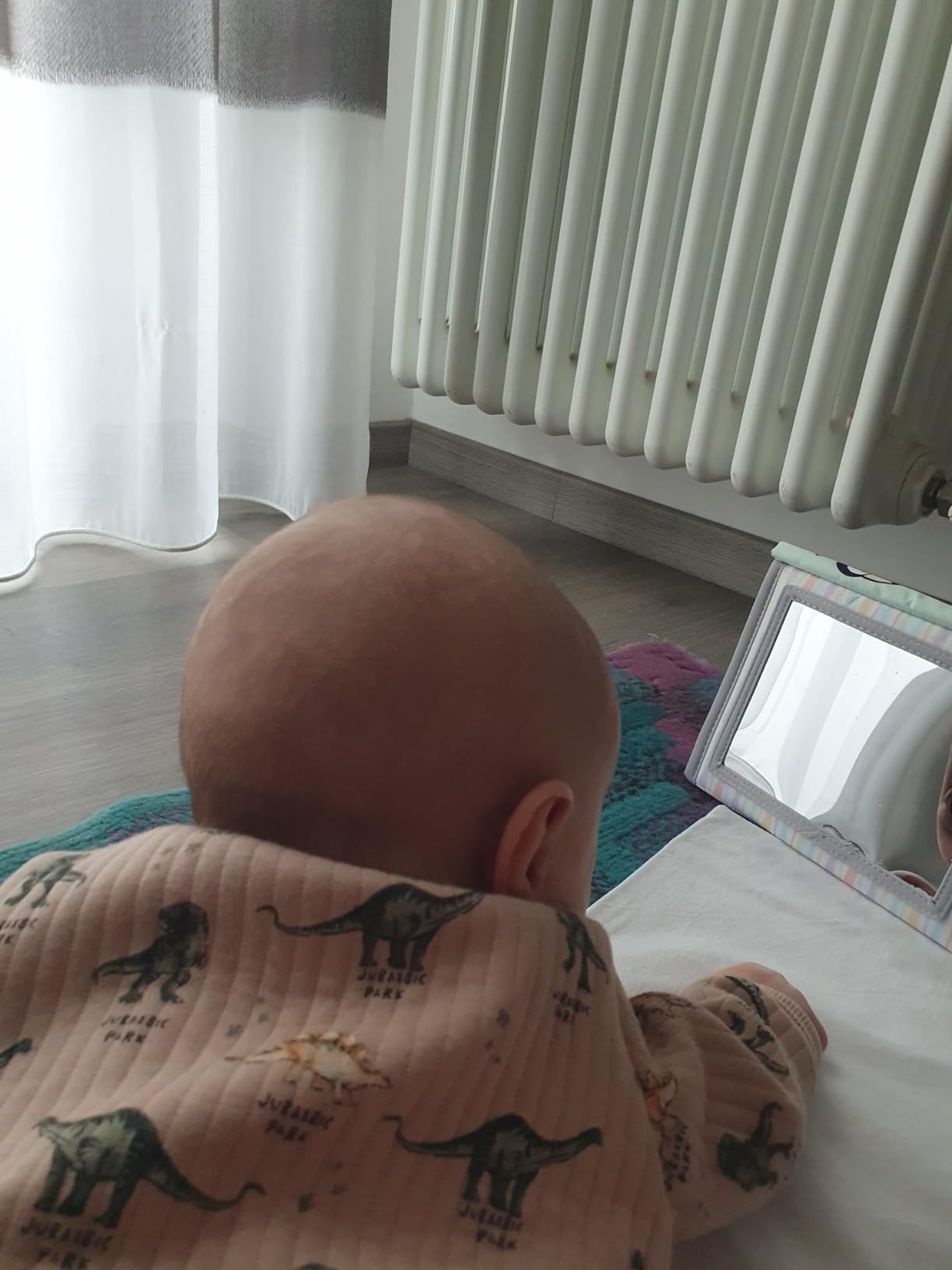Dr.Rapeti Specchio Tummy Time Bianco Nero Sensoriale