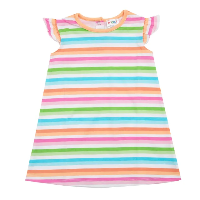 Toys Center Baby Abito Jersey Bimba Multicolor a Righe