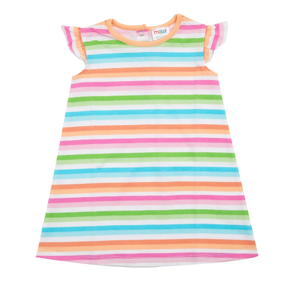 Toys Center Baby Abito Jersey Bimba Multicolor a Righe