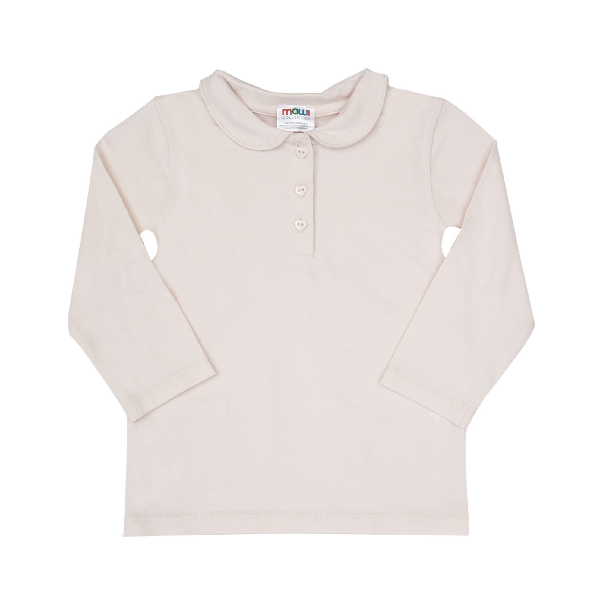 Toys Center Baby Polo bambina manica lunga rosa bottoni
