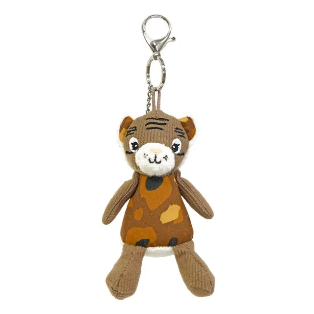 Les Deglingos Speculos portachiavi peluche tigre mini