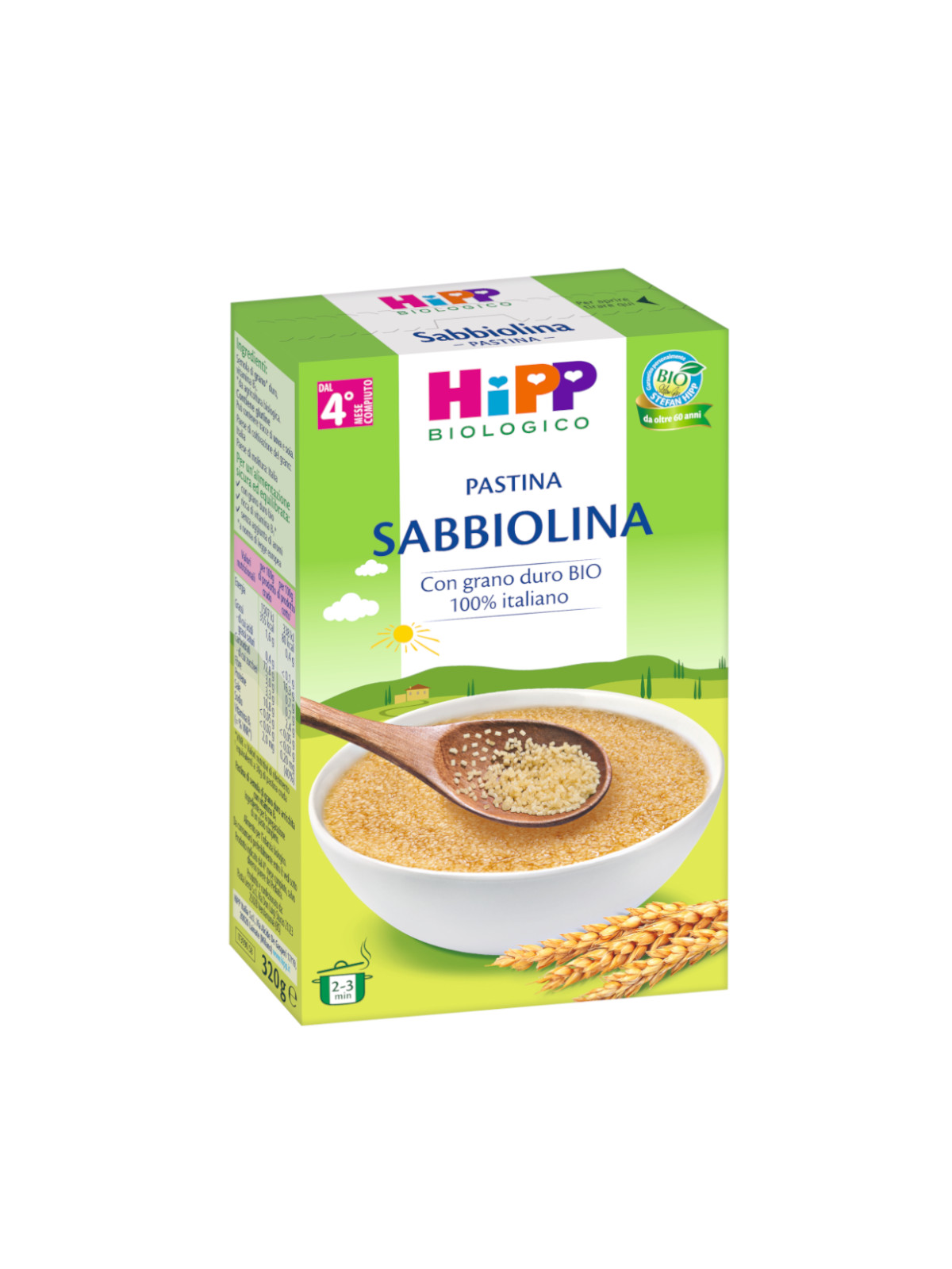 HiPP Sabbiolina pastina 320 g bio vitamina B1
