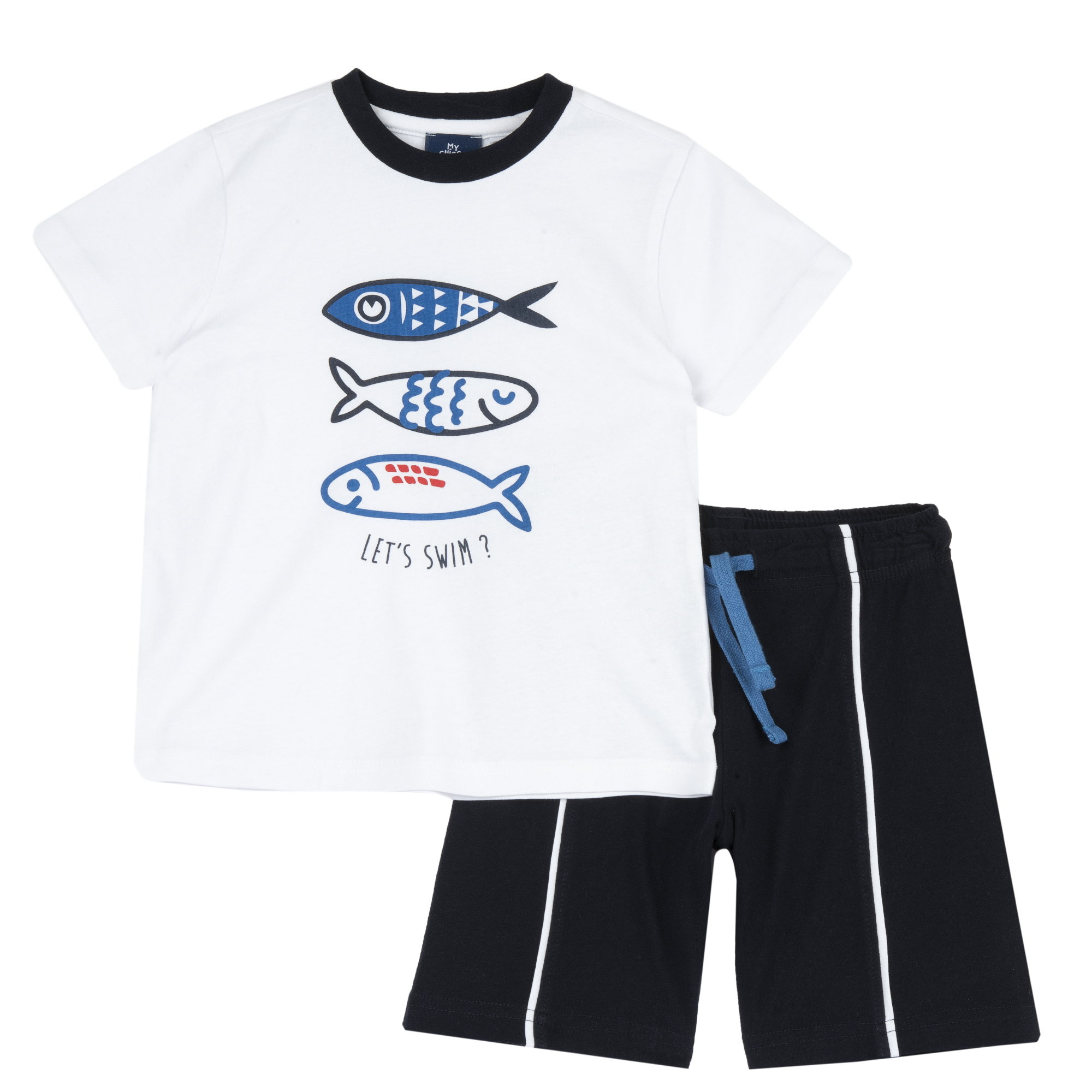 Chicco Set Maglietta e Pantaloncini Completo Bimbo Cotone