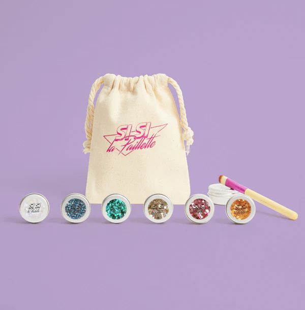 Si Si La Paillette Kit Glitter Biodegradabile personalizzato