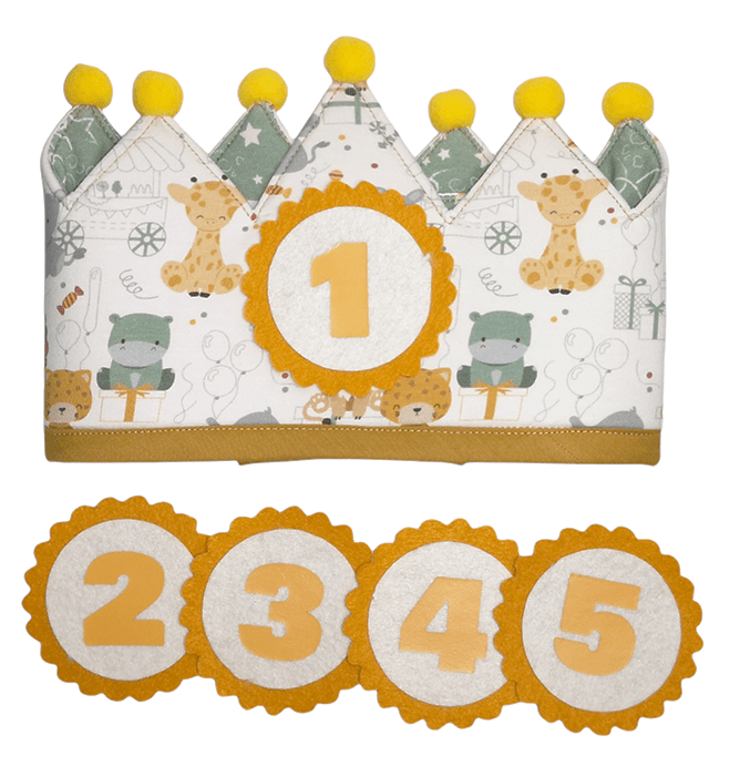 The Dida Corona Compleanno Animali Cotone