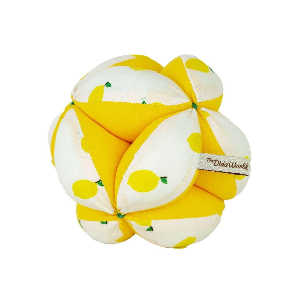 The Dida Limon Palla Montessori in cotone giallo