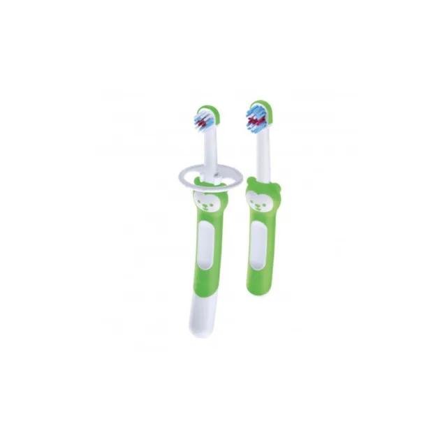 MAM Learn to Brush spazzolini neonato gialli 2 pezzi