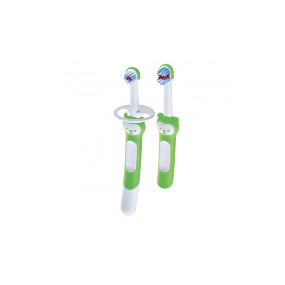 MAM Learn to Brush spazzolini neonato gialli 2 pezzi